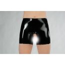 Mens shorts with open condom